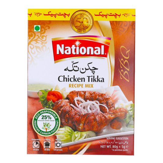 NATIONAL MASALA CHICKEN TIKKA DOUBLE PACK 80 GM