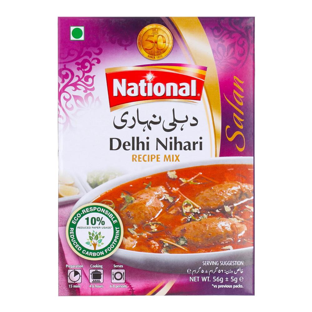 NATIONAL MASALA DELHI NIHARI MIX 56 GM