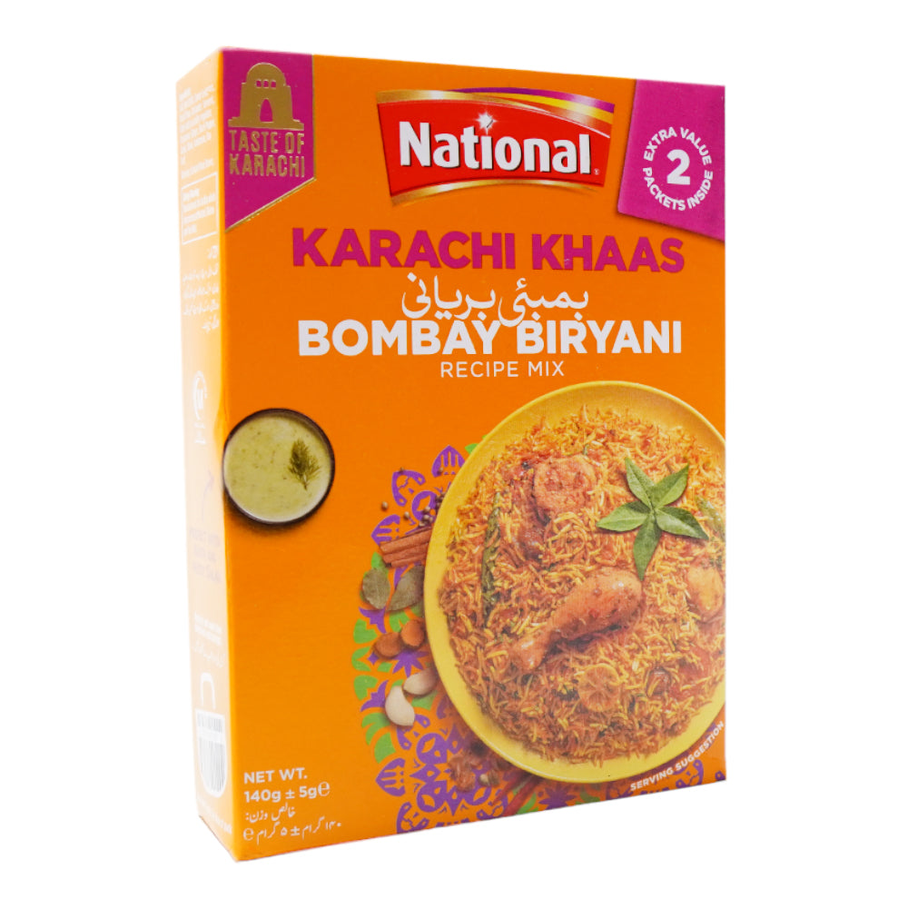 NATIONAL MASALA BOMBAY BIRYANI KARACHI KHAS DOUBLE PACK 140G