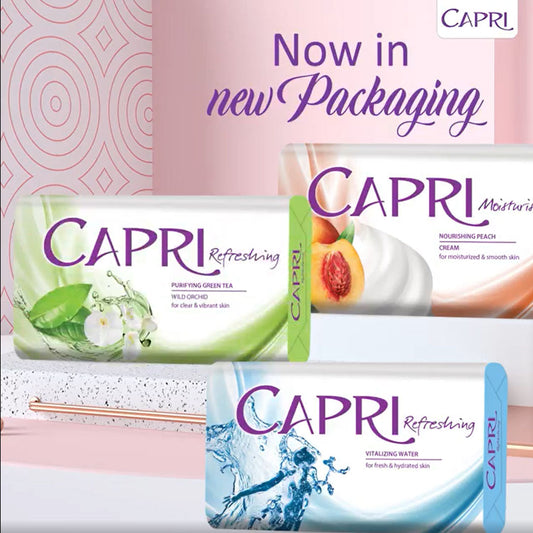 CAPRI SOAP VITALIZING WATER FAMILY PACK 3X130 GM