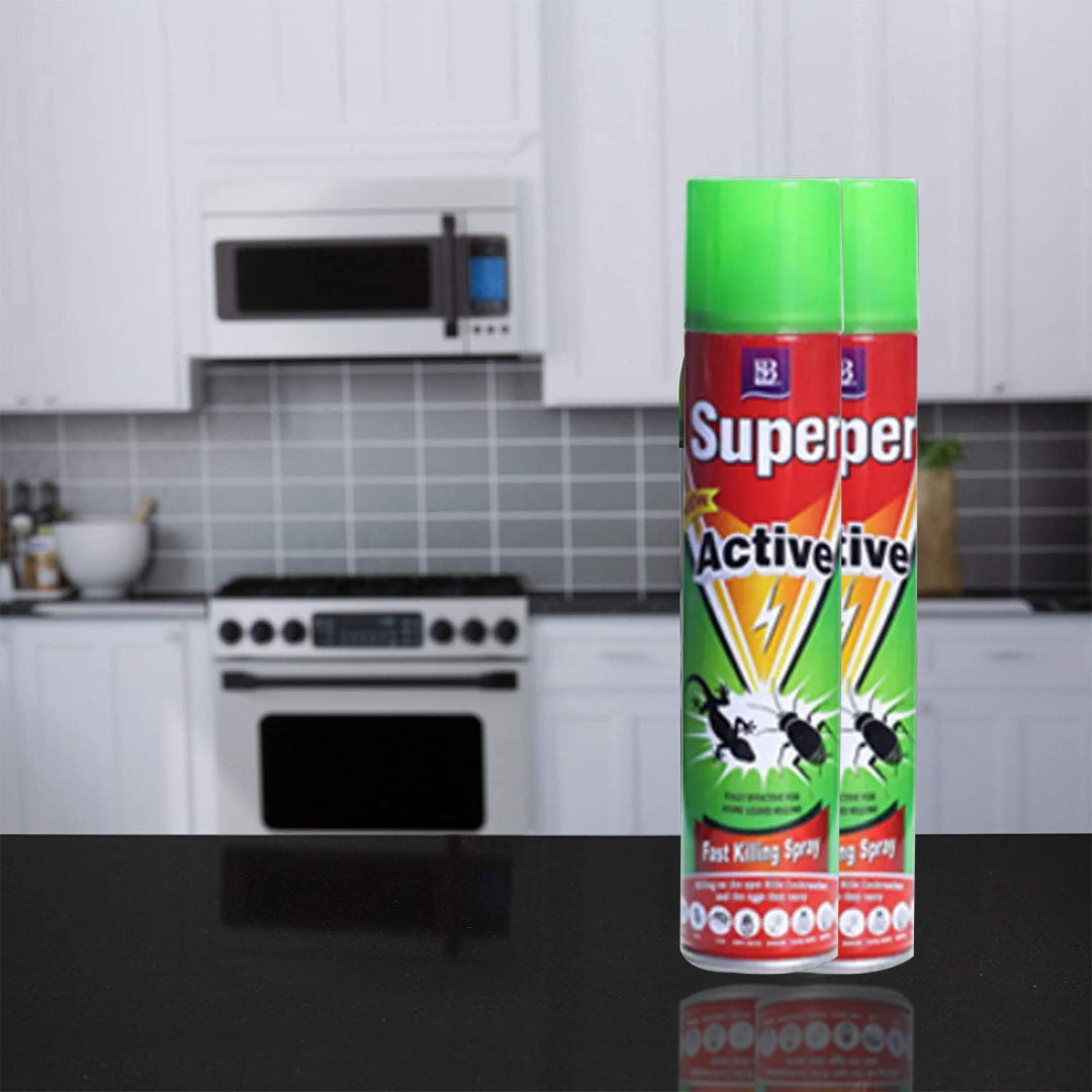 SUPER ACTIVE COCKROACH AND LIZARD KILLER SPRAY 400 ML