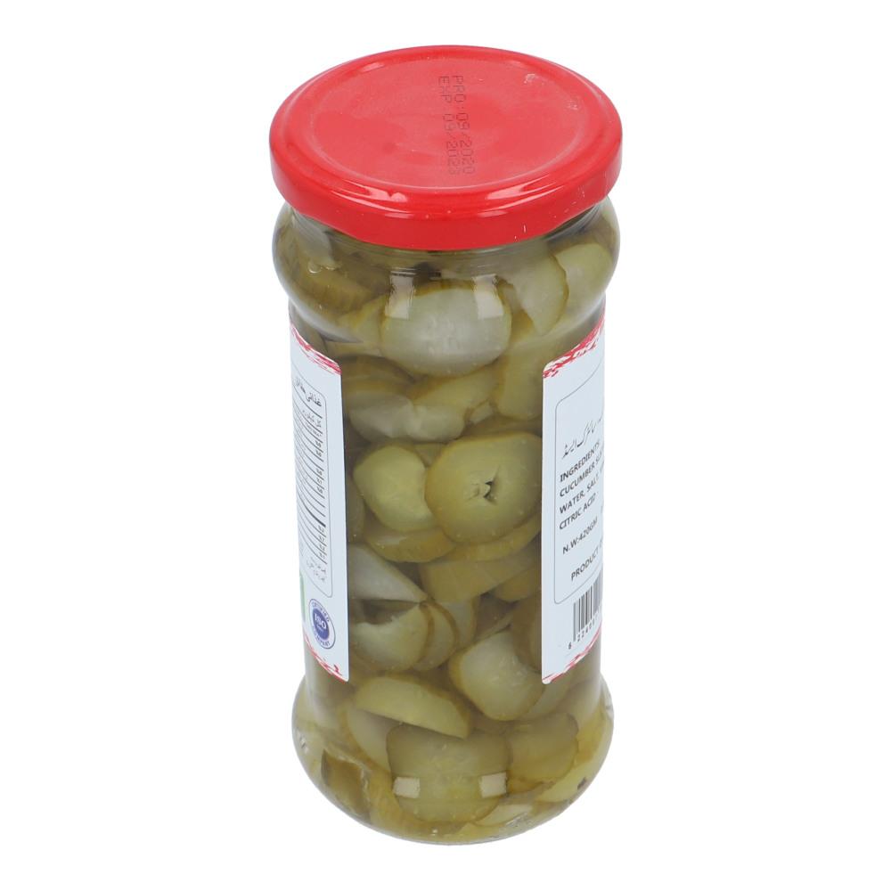 DEW DROP PICKLE CUCUMBER SLICED 420 GM