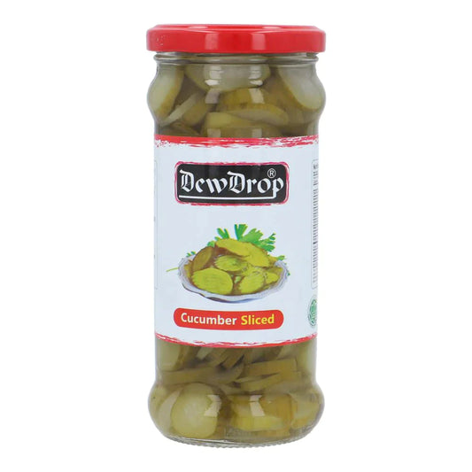 DEW DROP PICKLE CUCUMBER STIPS SLICED 420 GM