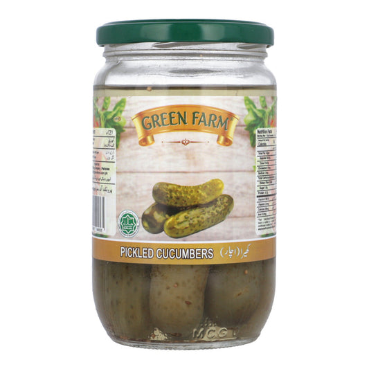 GREEN FARM PICKLED CUCUMBERS  720 GM