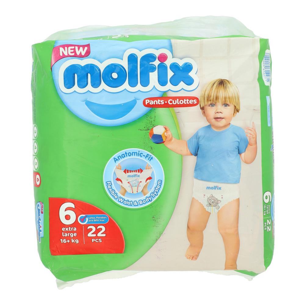 MOLFIX PANTS EXTRA LARGE NO6 15 PLUS KG 22PCS