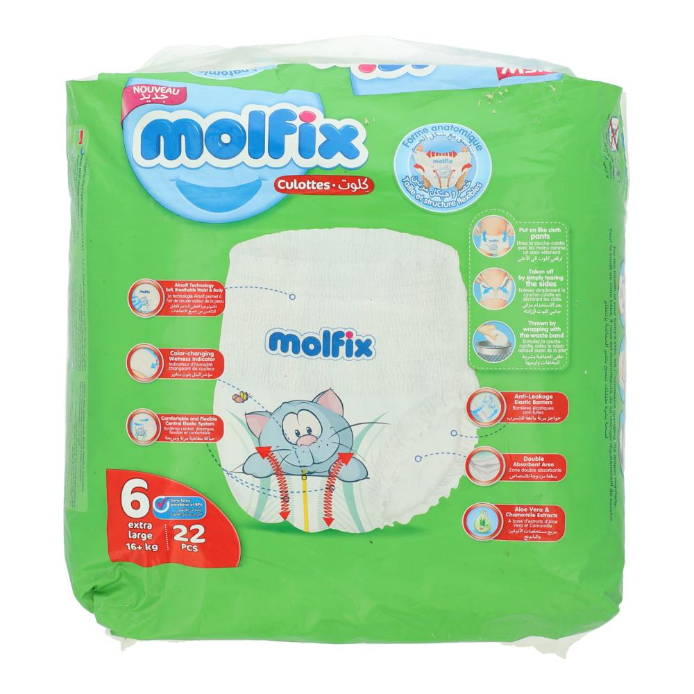 MOLFIX PANTS EXTRA LARGE NO6 15 PLUS KG 22PCS