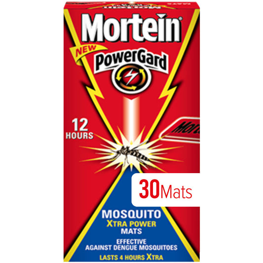 MORTEIN POWERGARD MOSQUITO MATS DEEP REACH ACTION 30S