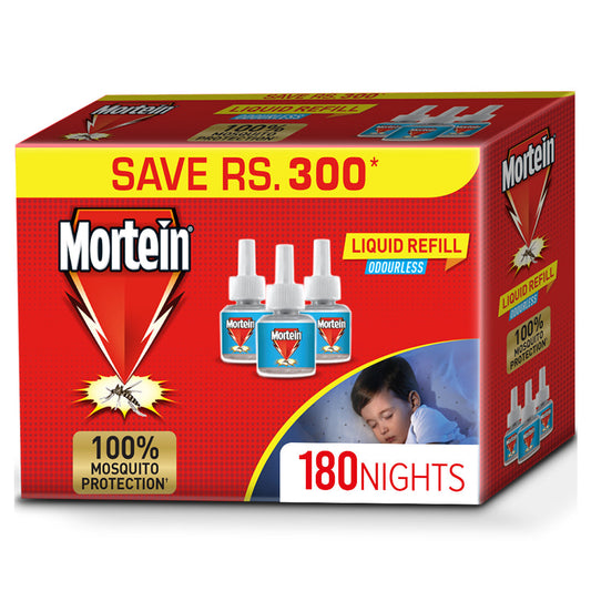 MORTEIN REFILE 360 REACH LIQUID ODOURLESS 3PC JAMBO PACK