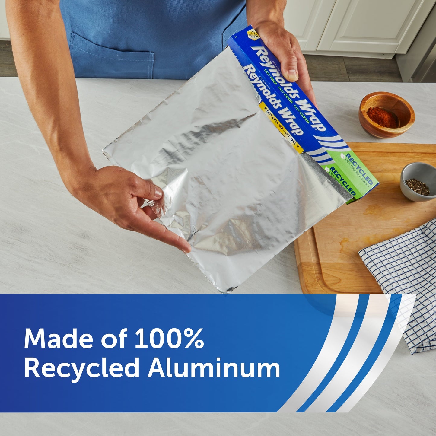 Reynolds Wrap Aluminum Foil, 100% Recycled, 75 Square Feet