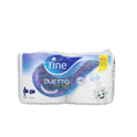 FINE DUETTO TOILET PAPER ROLL 2PCS PACK