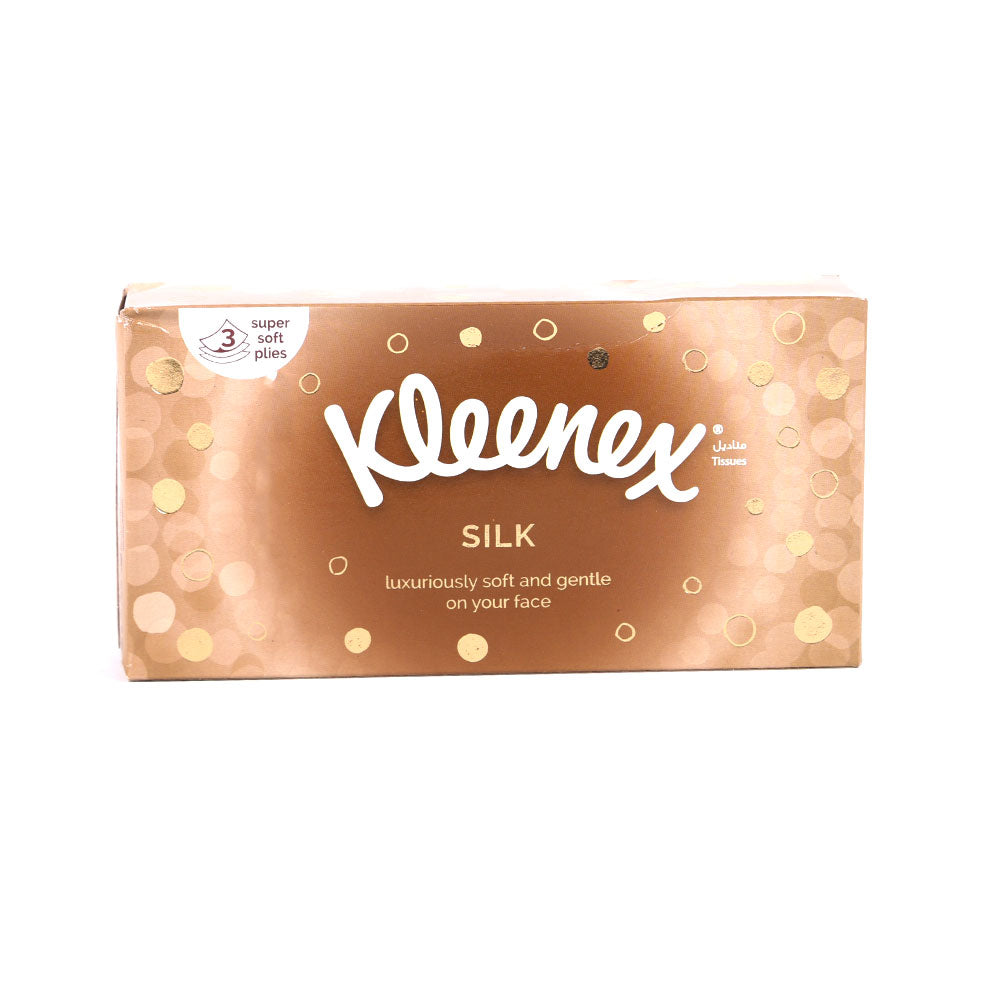 KLEENEX TISSUE SILK LUXURIOUSLY SOFT 3 PLY 54 SHEETS