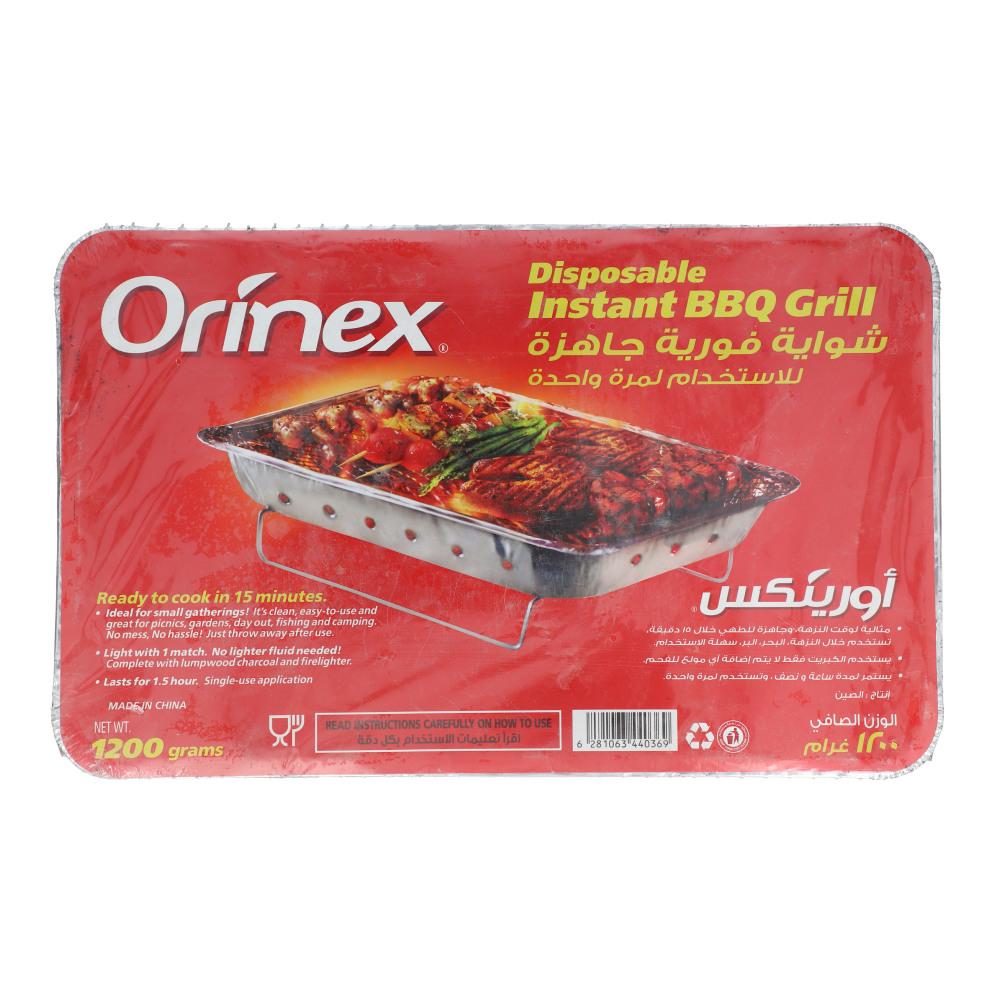 ORINEX DISPOSABLE INSTANT BBQ GRILL 1200G