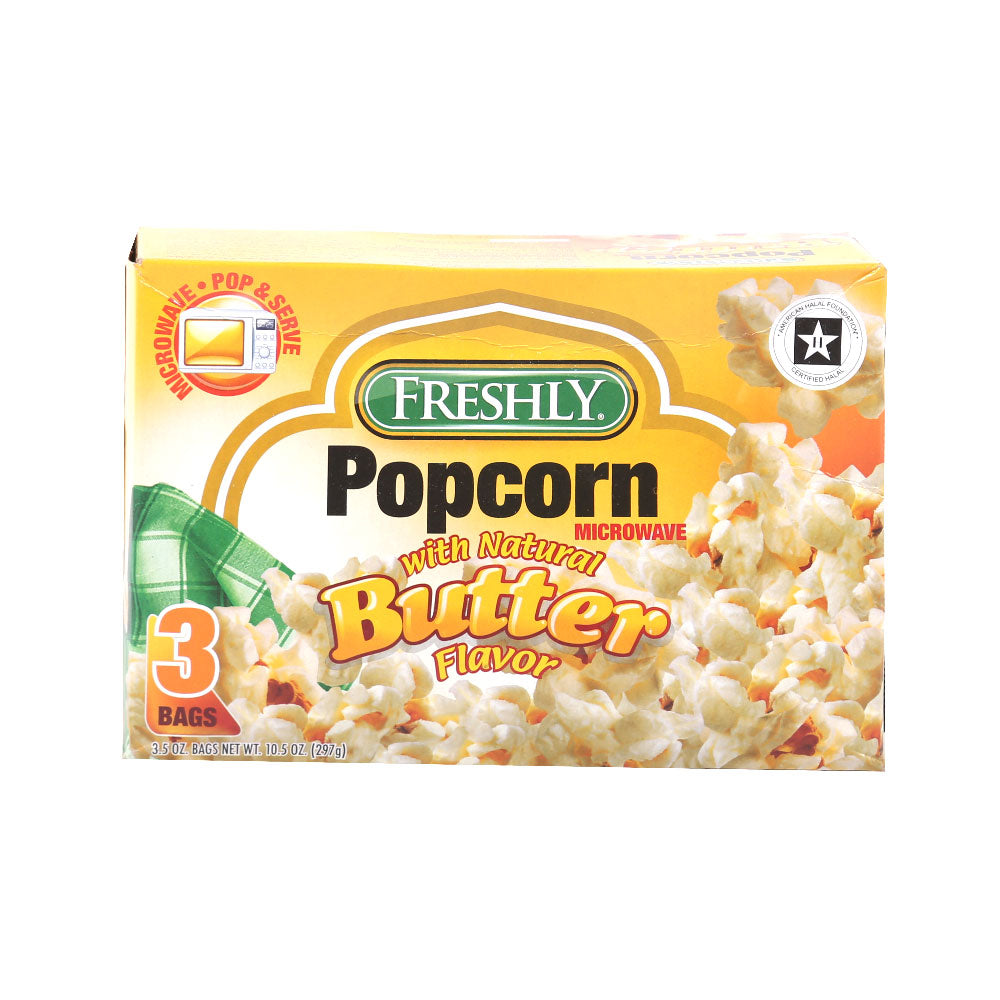 FRESHLY BUTTER MICROWAVE POP CORN 297 GM