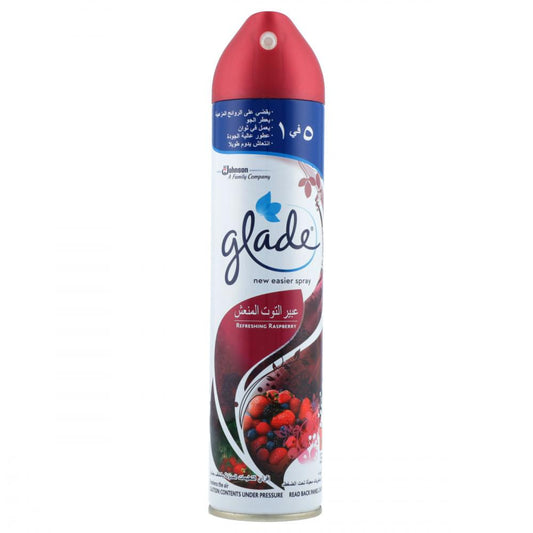 GLADE AIR FRESHNER REFRESHING RASPBERRY 300 ML BASIC