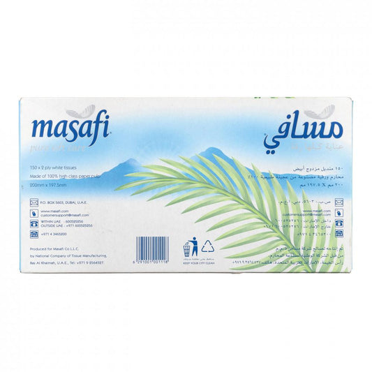 MASAFI TISSUE WHITE 150X2 PLY