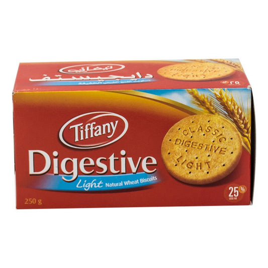 TIFFANY DIGESTIVE BISCUIT LIGHT 250 GM