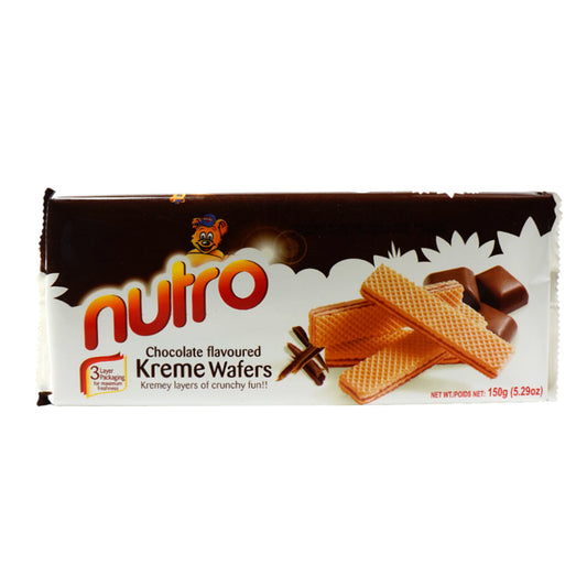 NUTRO CREAM WAFERS CHOCOLATE FLAVOURED 150 GM