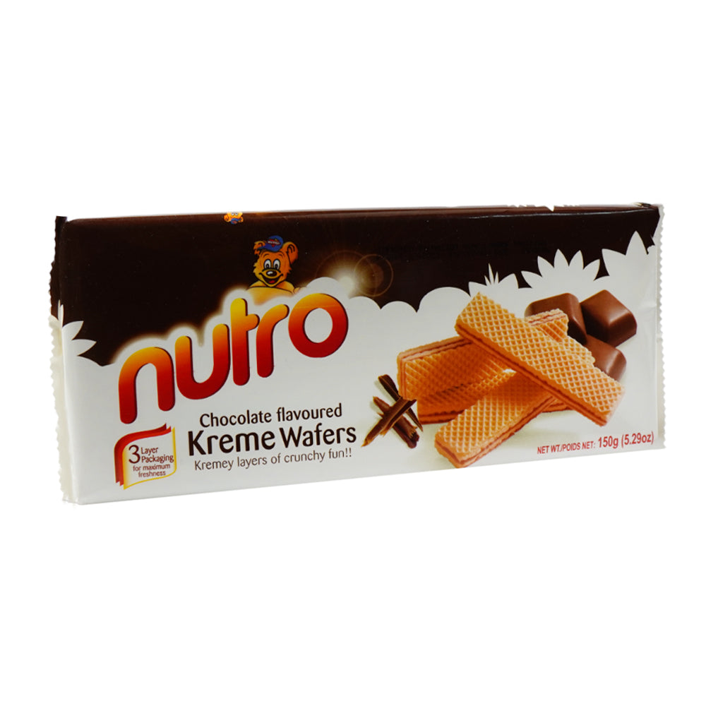 NUTRO CREAM WAFERS CHOCOLATE FLAVOURED 150 GM