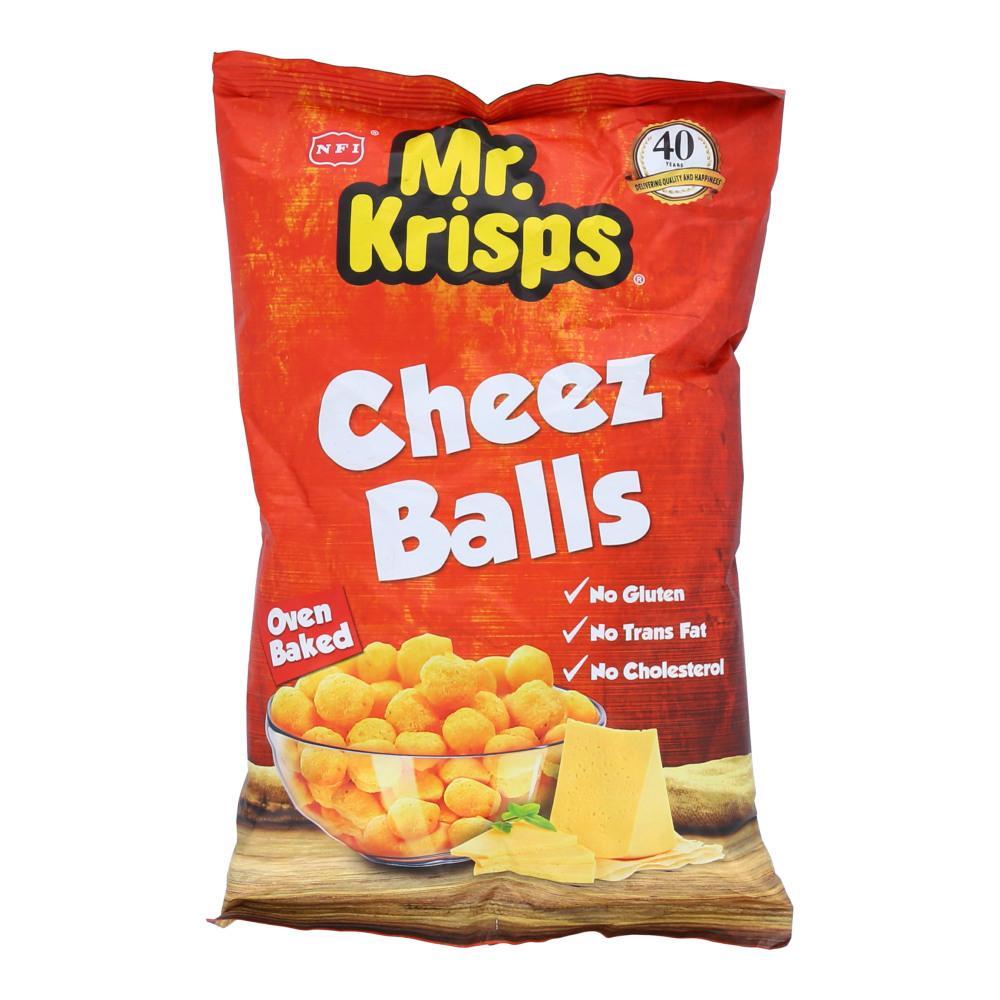 MR.KRISPS CHEEZ BALLS OVEN BAKED 80 GM