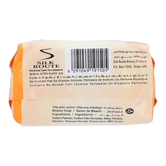 SILK VELVETY PEACH ORANGE SOAP 130GM