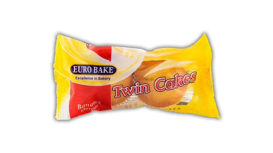 EURO CAKE TWIN CAKES BANANA FLAVOUR 38 GM