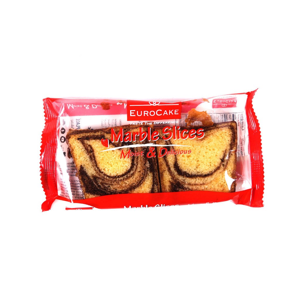 EUROCAKE MOIST & DELICIOUS MARBLE SLICES 50GM