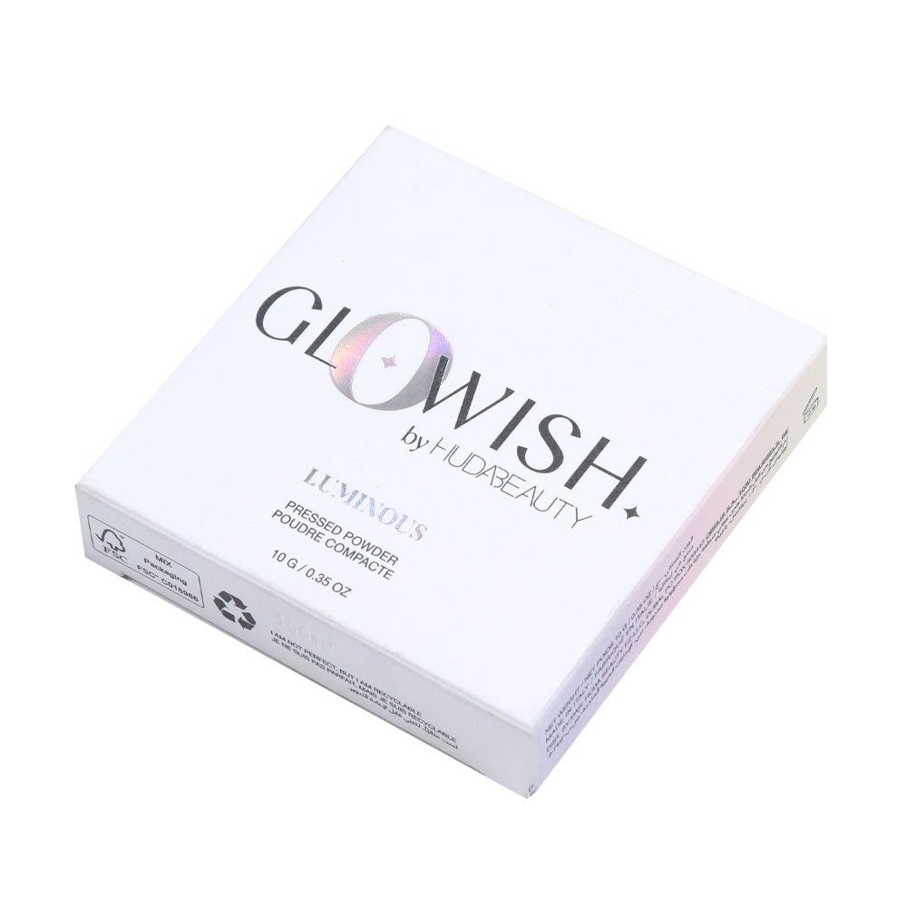 HUDA BEAUTY GLOW WISH LUMINOUS PRESSED POWDER 03 LIGHT 10G