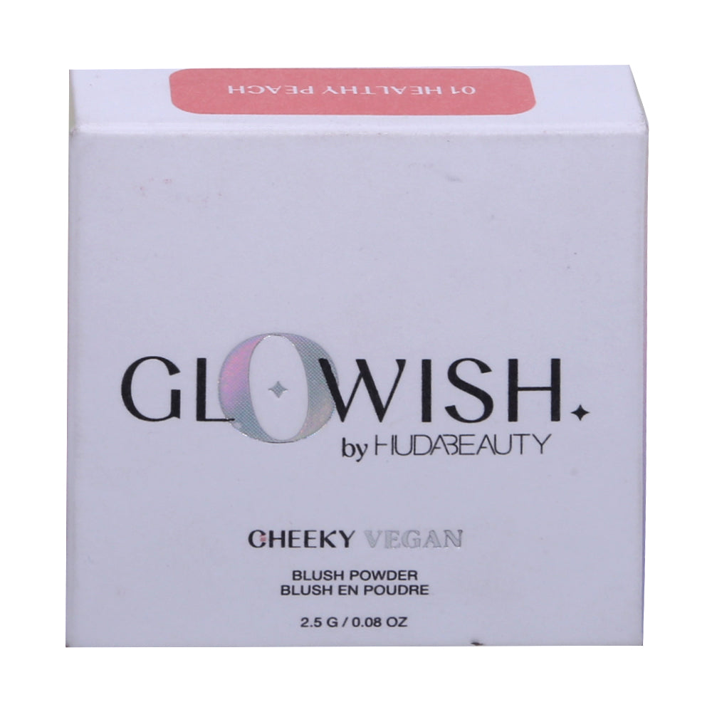 HUDA BEAUTY CHEEKY VEGAN  POWDER  ( 01 HEALTHY PEACH )