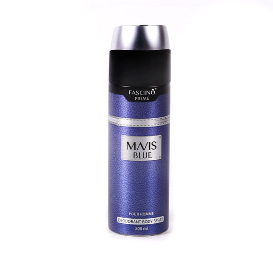 FASCINO DEODORANT MAVIS BLUE  BODY SPRAY 200 ML