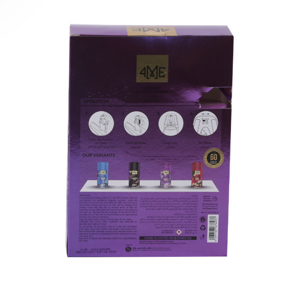 4ME AUTOMATIC AIR FRESHNER MISTY LAVENDER 250 ML