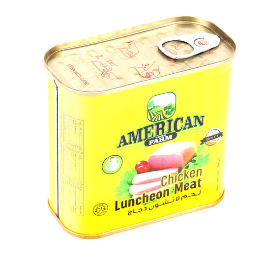 AMERICAN GREEN FARM CHICKEN LUNCHEON MEAT 340 GM