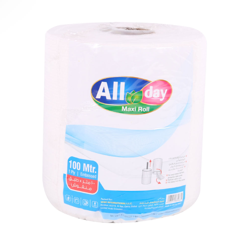 ALL DAY TISSUE MAXI ROLL 100 MTR