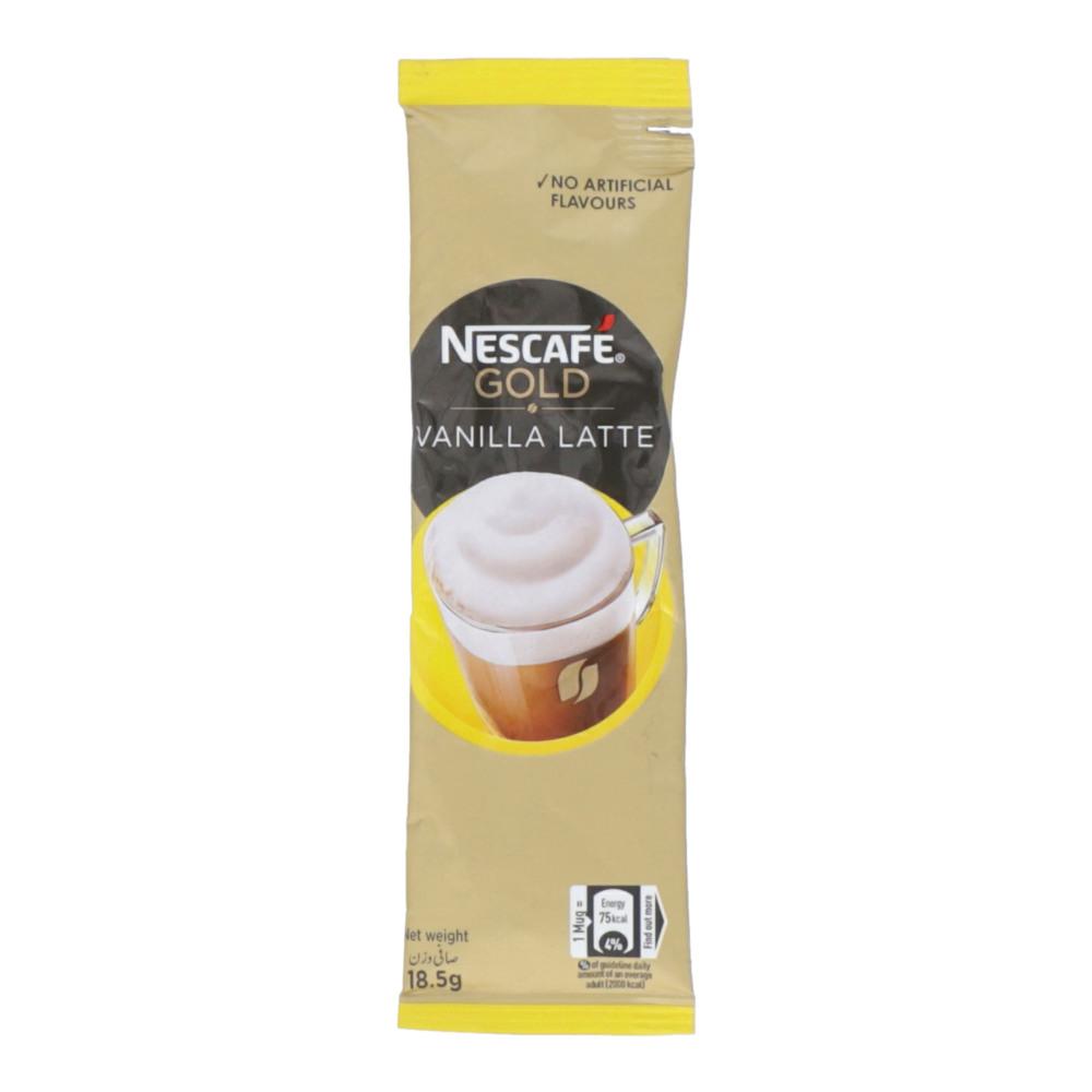 NESCAFE GOLD VANILLA LATTE COFFEE 18.5GM