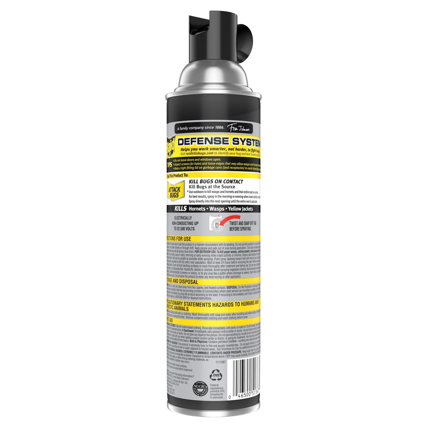 Raid Wasp & Hornet Killer 33, Outdoor Flying Insect Spray, 17.5 oz