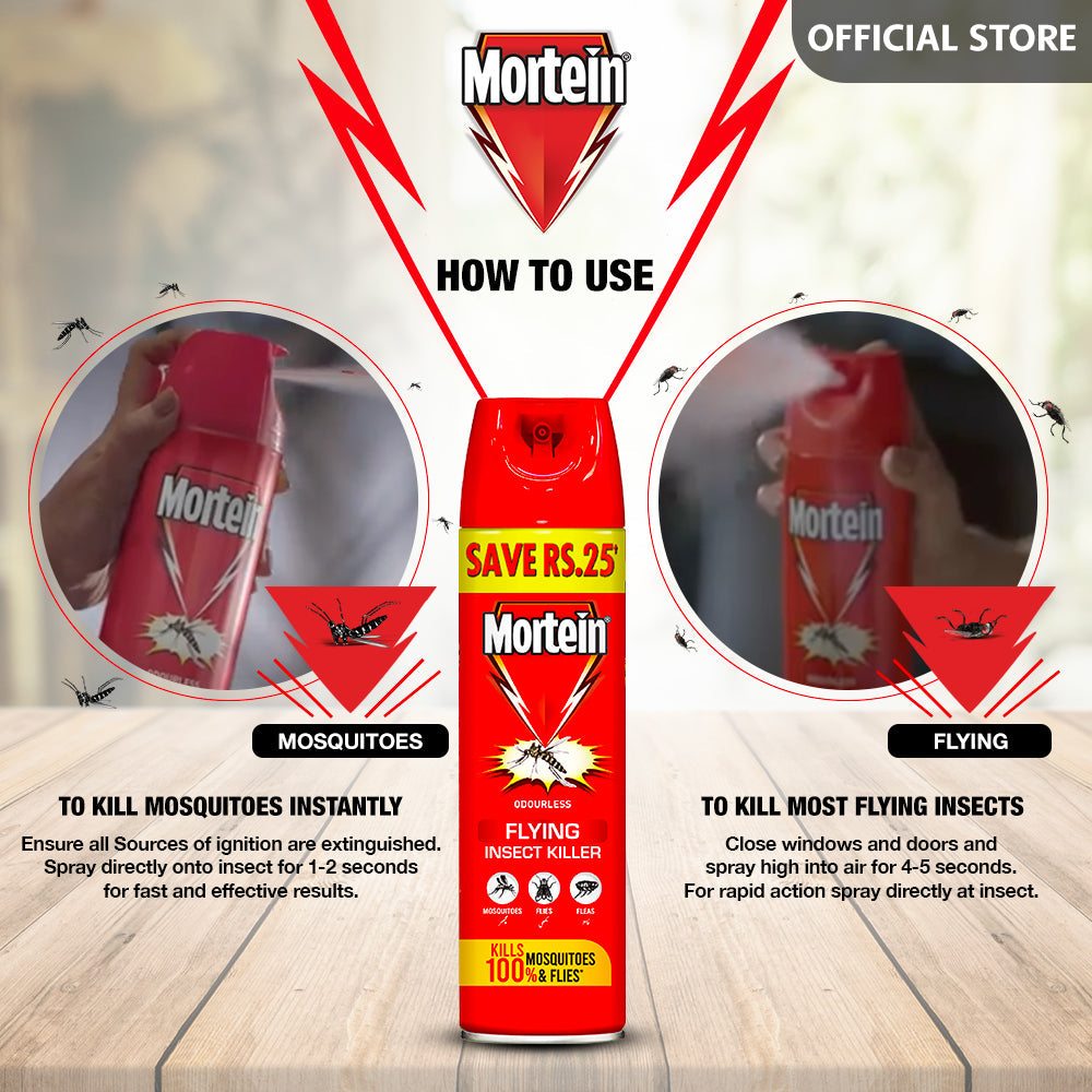 MORTEIN INSECT KILLER FLYING ODOURLESS 550 ML