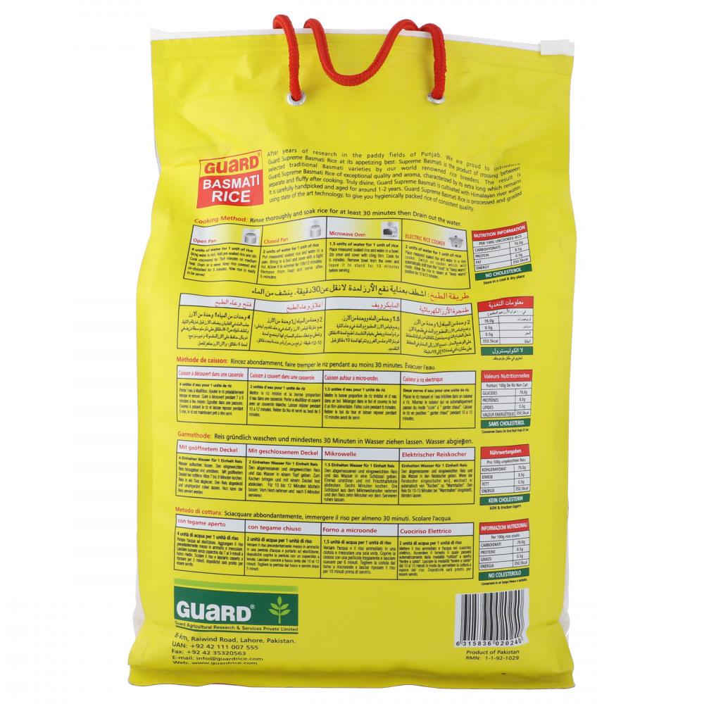 GUARD SUPREME BASMATI RICE 5 KG