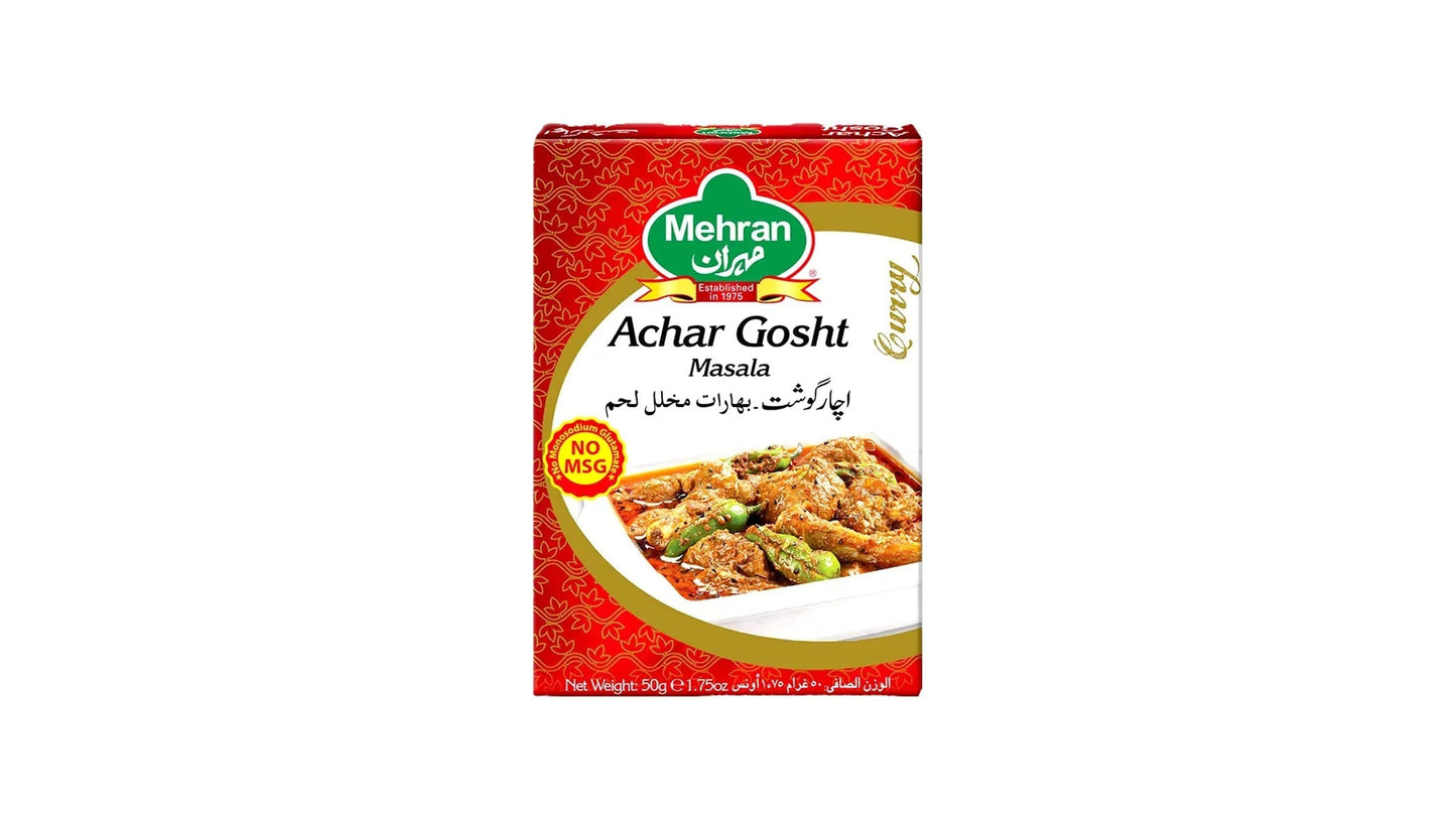 MEHRAN MASALA ACHAR GOSHT BUY1 GET1 FREE 50 GM