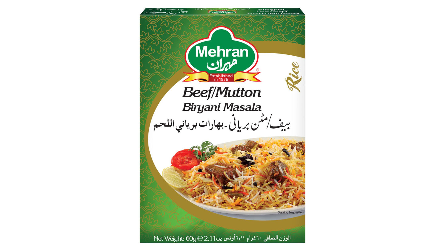 MEHRAN BEEF/ MUTTON BIRYANI 60 GM