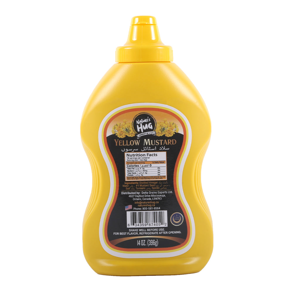 NATURE'S HUG YELLOW MUSTARD 396 GM