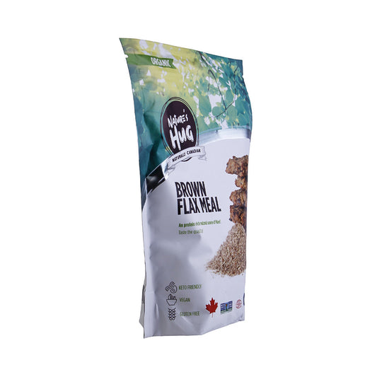 N HUG BROWN FLAX MEAL ORGANIC 450 GM