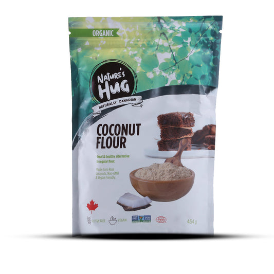 NATURE'S HUG COCONUT FLOUR ORGANIC 454 GM