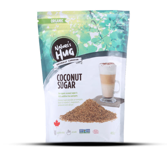 NATURE'S HUG COCONUT SUGAR ORGANIC 450 GM