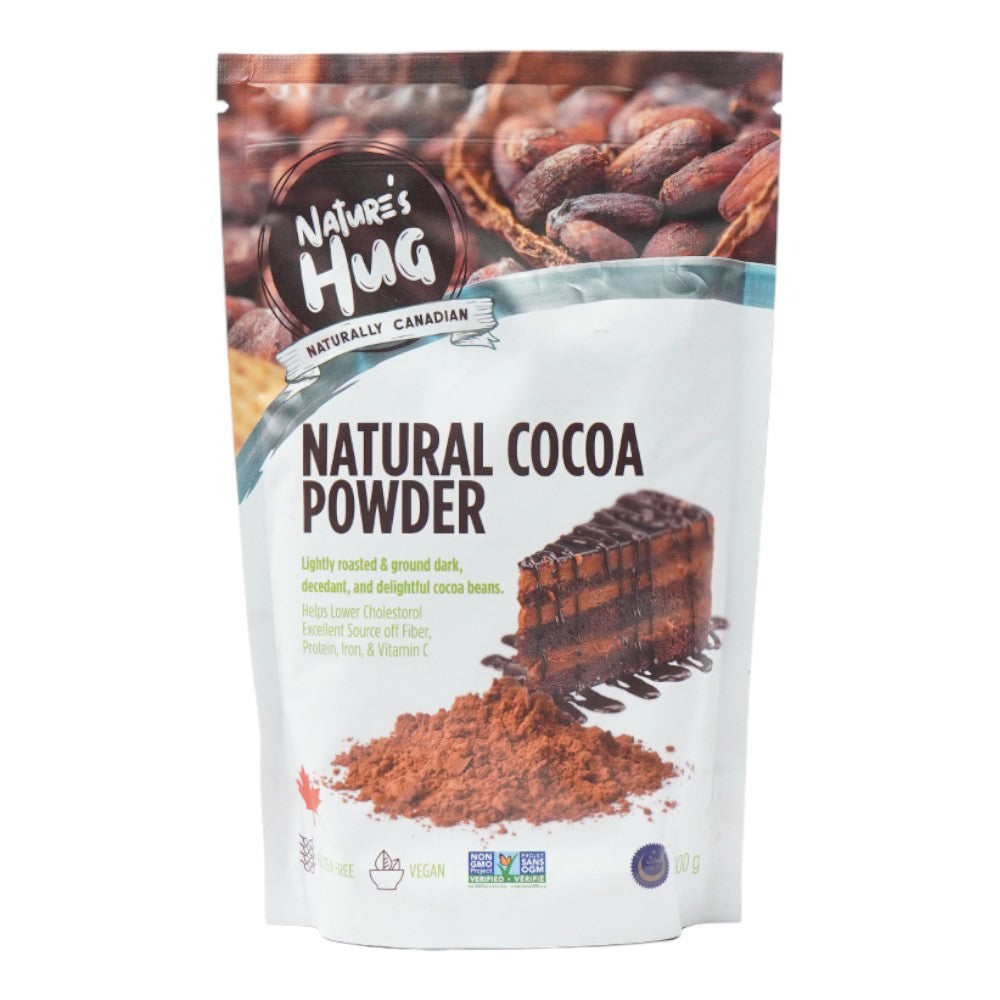 NATURE'S HUG COCOA POWDER NATURAL 300 GM