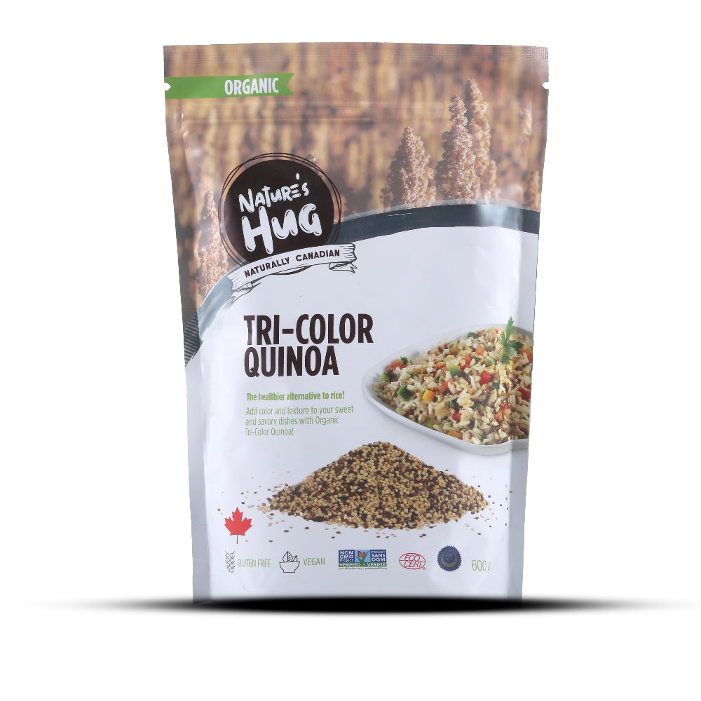 NATURE'S HUG TRI COLOR QUINOA ORGANIC 600 GM