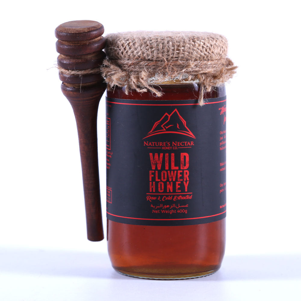 NATURE NECTER ORGANIC WILD FLOWER HONEY (400G)