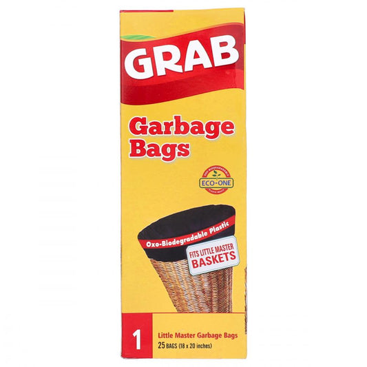 GRAB GARBAGE BAG LITTLE MASTER 18 X 20