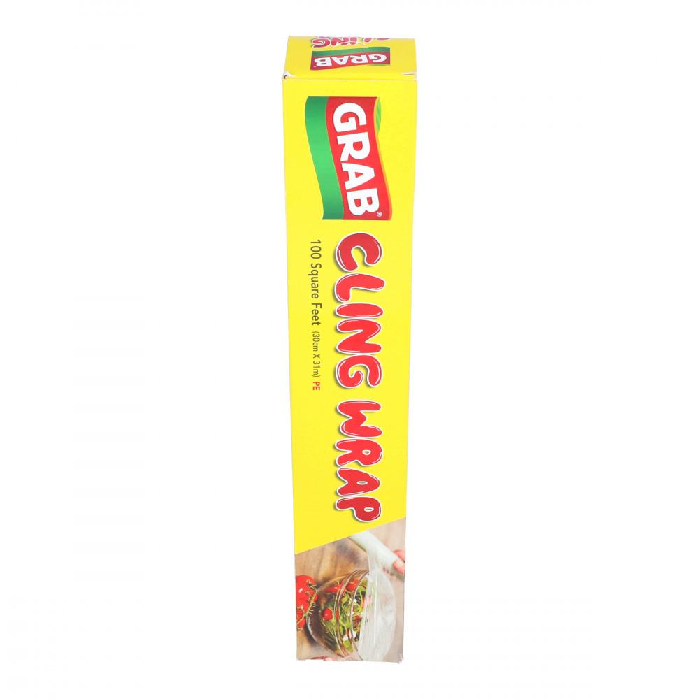 GRAB CLING WRAP 100SQFT 30CMX31M