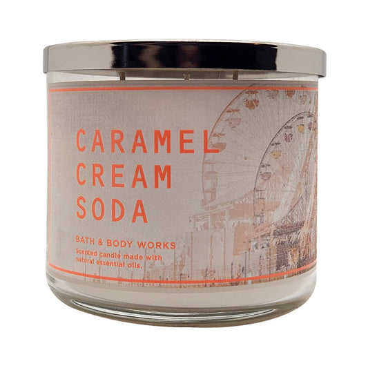 BBW CARAMEL CREAM SODA 3-WIK CANDLE