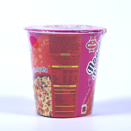 KOLSON CUP NOODLES FIERY CHATPATA 50 GM BASIC