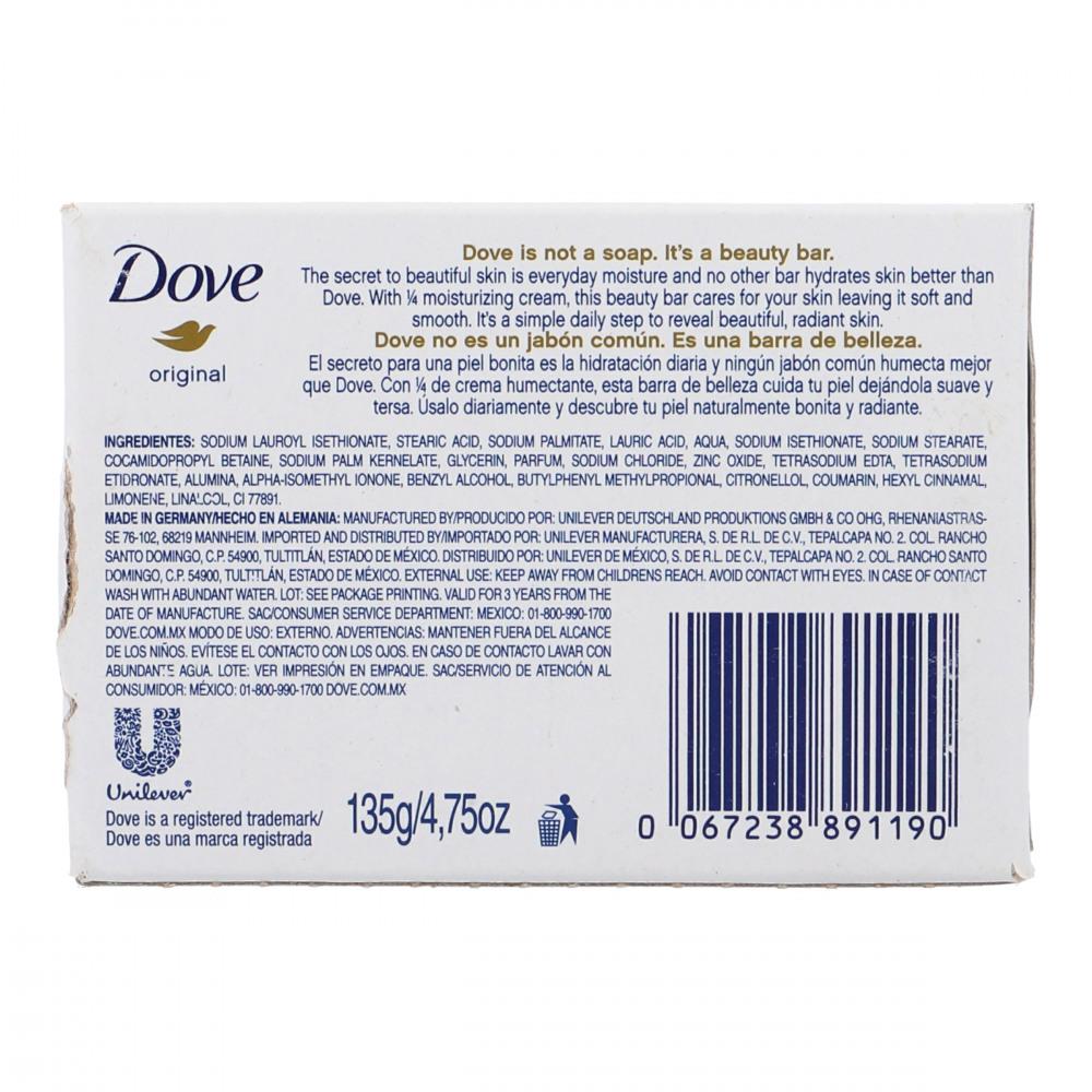 DOVE SOAP ORIGINAL BEAUTY BAR 135 GM